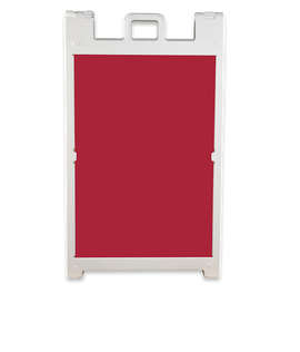 Full Color Signicade Deluxe A-Frame Kit - Color: Maroon / White
