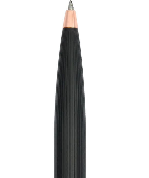 Luxe Laser Engraved Recycled Brass Matte Ballpoint Pen (black ink)