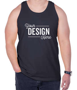 Hanes ComfortWash 100% Cotton Garment Dyed Tank - Color: Navy