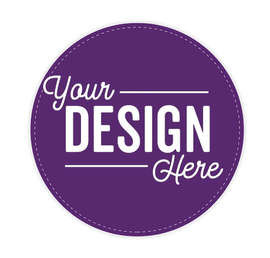 One Way Shopping 12" Circle Floor Decal - Color: Team Purple