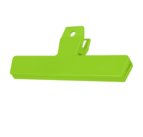 6" Bag Clip in Lime Green