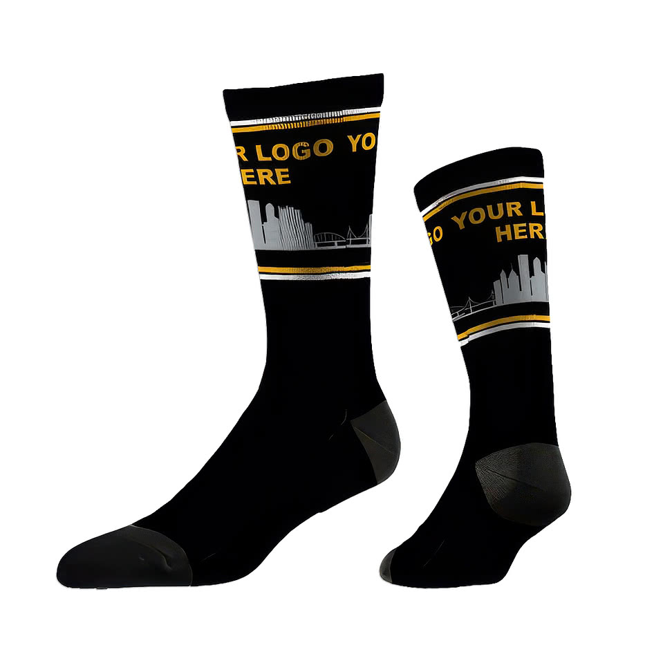 Pittsburg Skyline Crew Socks