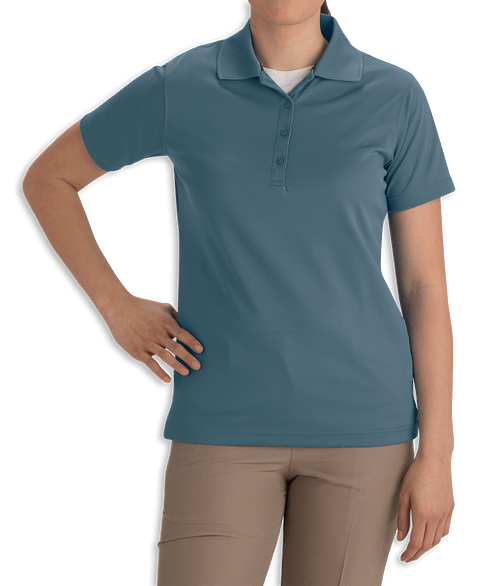 Edwards Women's Snag Proof Hi-Performance Mesh Polo in Slate Blue