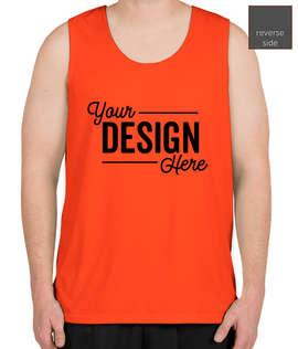Augusta Reversible Performance Tank - Color: Orange / Black