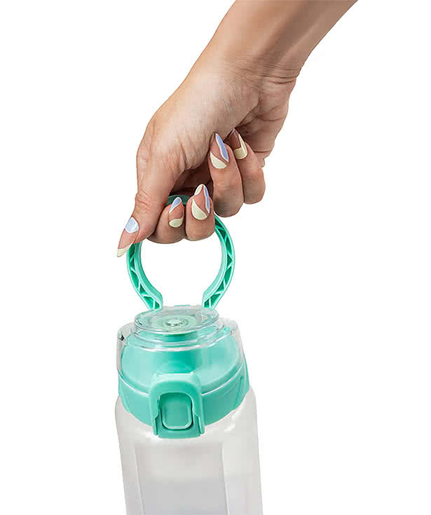 32 oz. Cool Gear Cylinder Water Bottle with Halo Lid