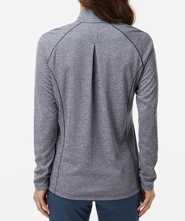 Adidas Women's Space Dyed Recycled Quarter Zip Shirt