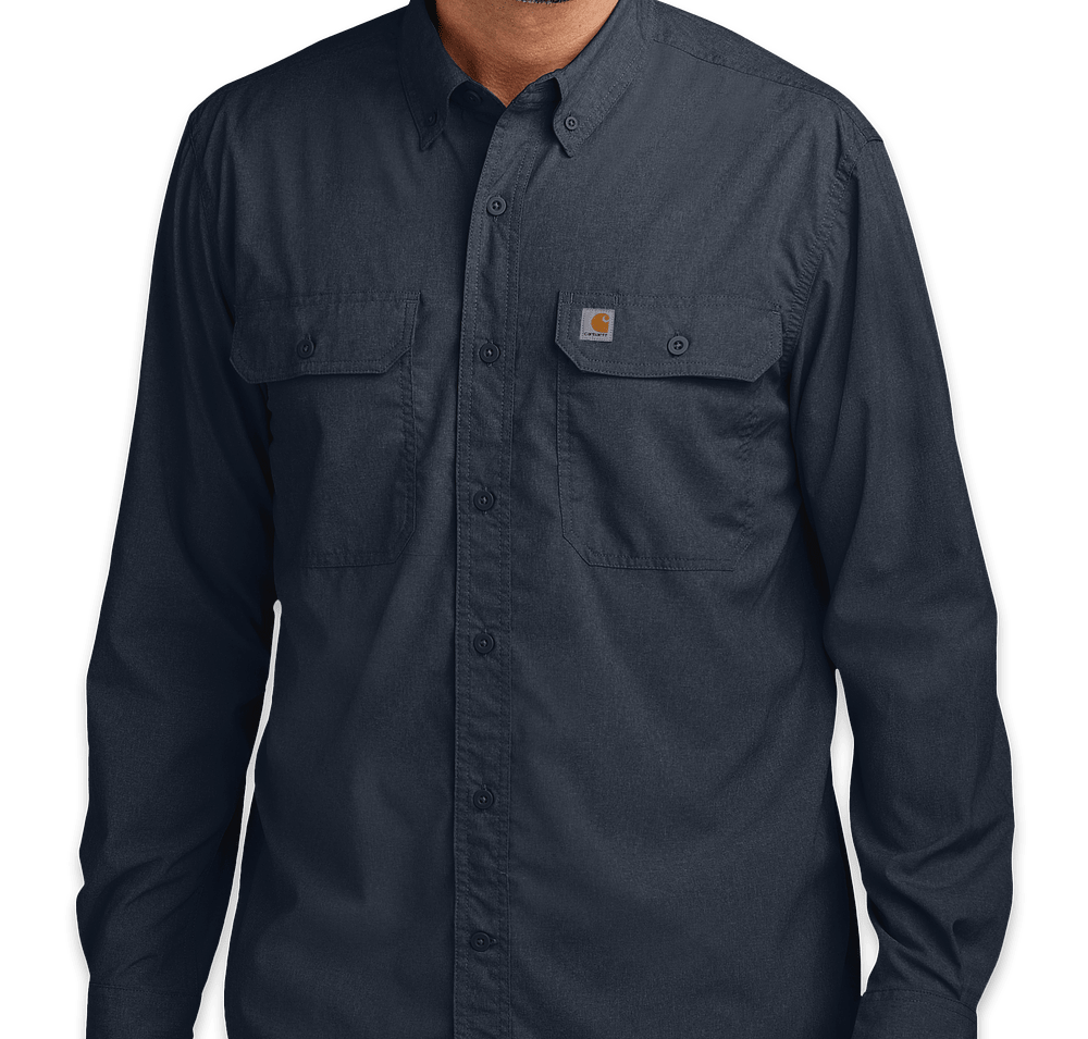 Carhartt Force Solid Long Sleeve Work Shirt - Printed-default