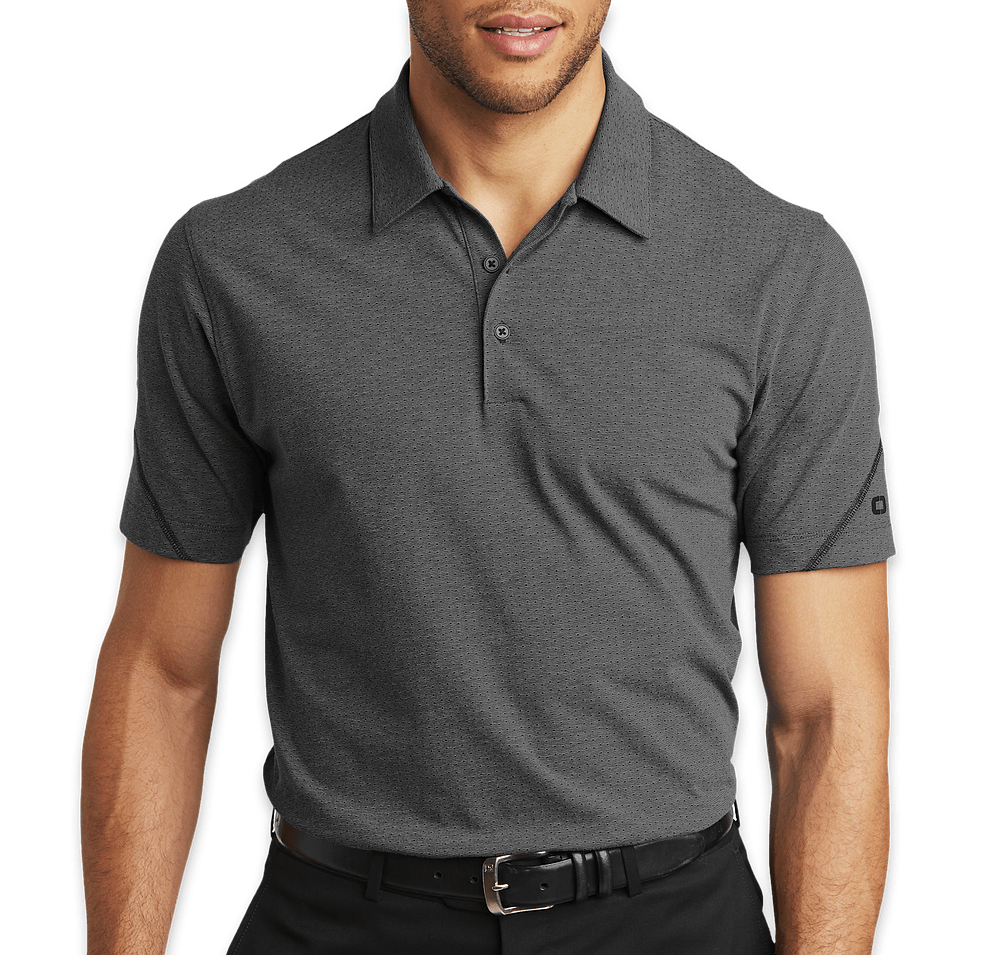 OGIO Tread Pinpoint Dot Performance Polo-default
