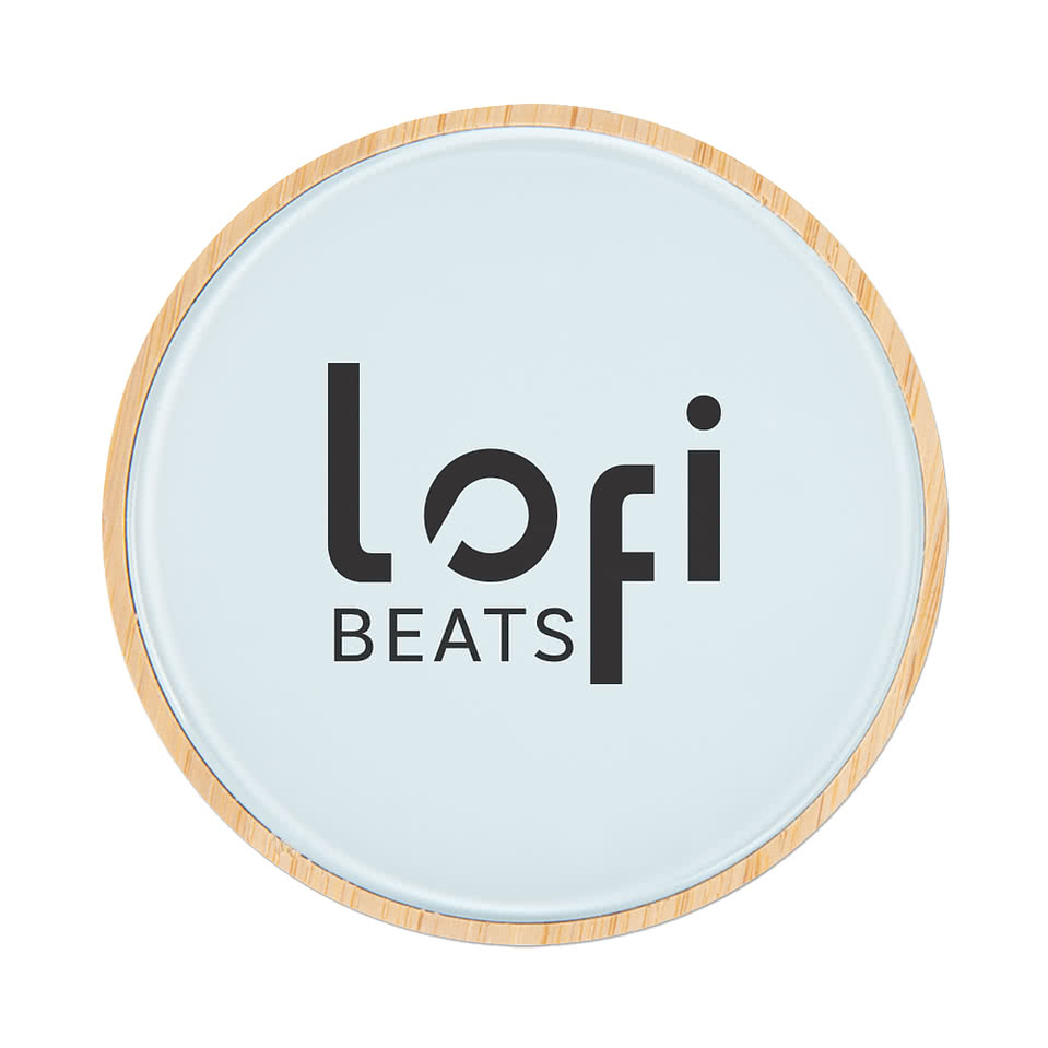 10W Glass and Bamboo Portable Wireless Charging Pad