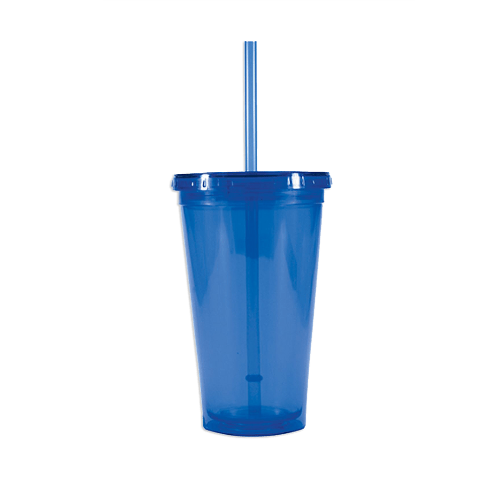 Full Color 16 oz. Freedom Insulated Tumbler with Straw-default