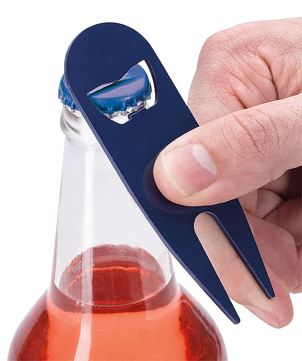 Laser Engraved Modern Divot Tool with Bottle Opener