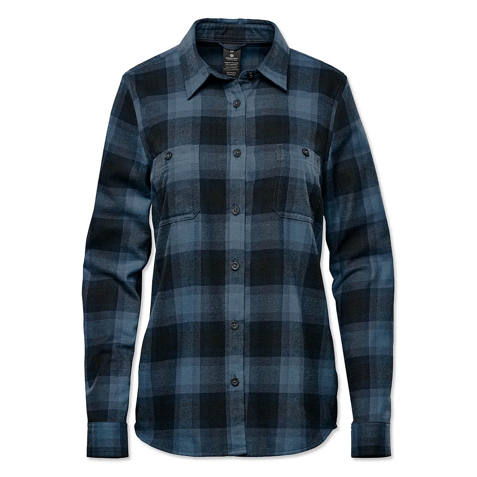 Stormtech Women's Chesapeake Plaid Long Sleeve Shirt