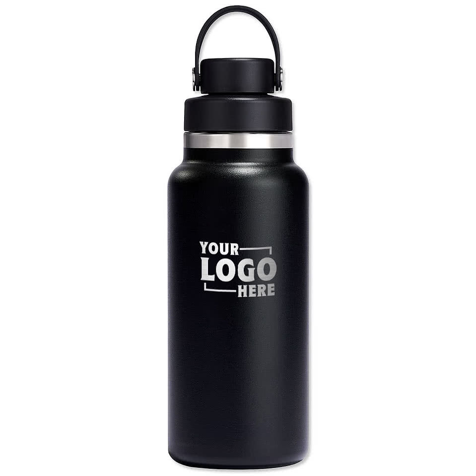 Hydro Flask Wide Mouth With Flex Chug Cap 32 oz. - Laser Engraved