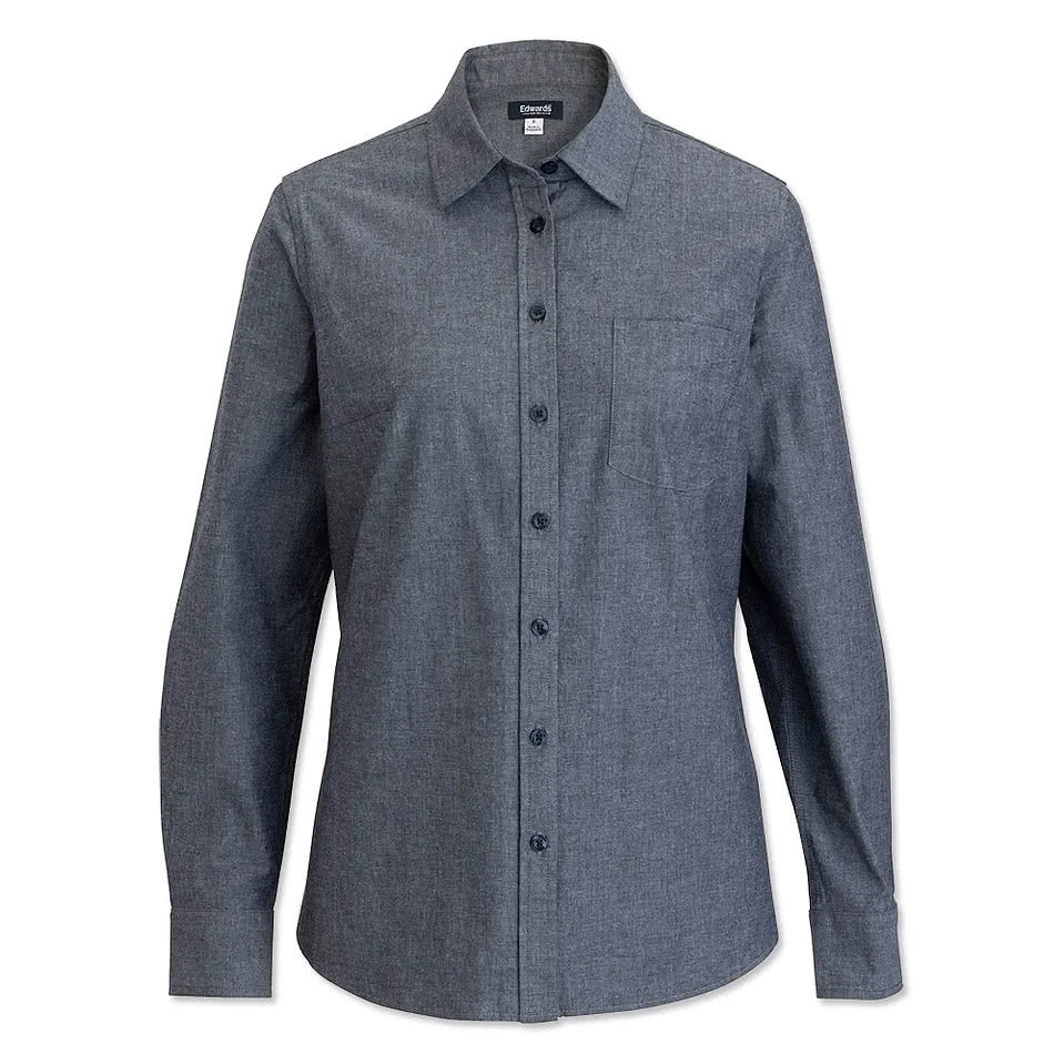 Edwards Women's Chambray Long Sleeve Shirt