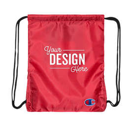 Champion Drawstring Bag - Color: Heather Red