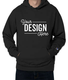 Champion Garment Dyed Pullover Hoodie - Color: Black