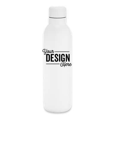 17 oz. Thor Matte Copper Vacuum Insulated Water Bottle - White