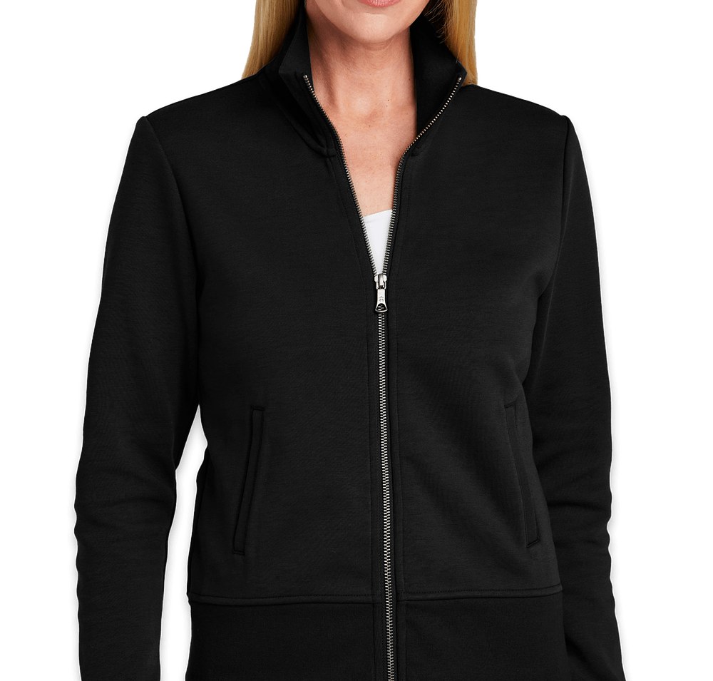 Brooks Brothers Women’s Double-Knit Full Zip Sweatshirt-default