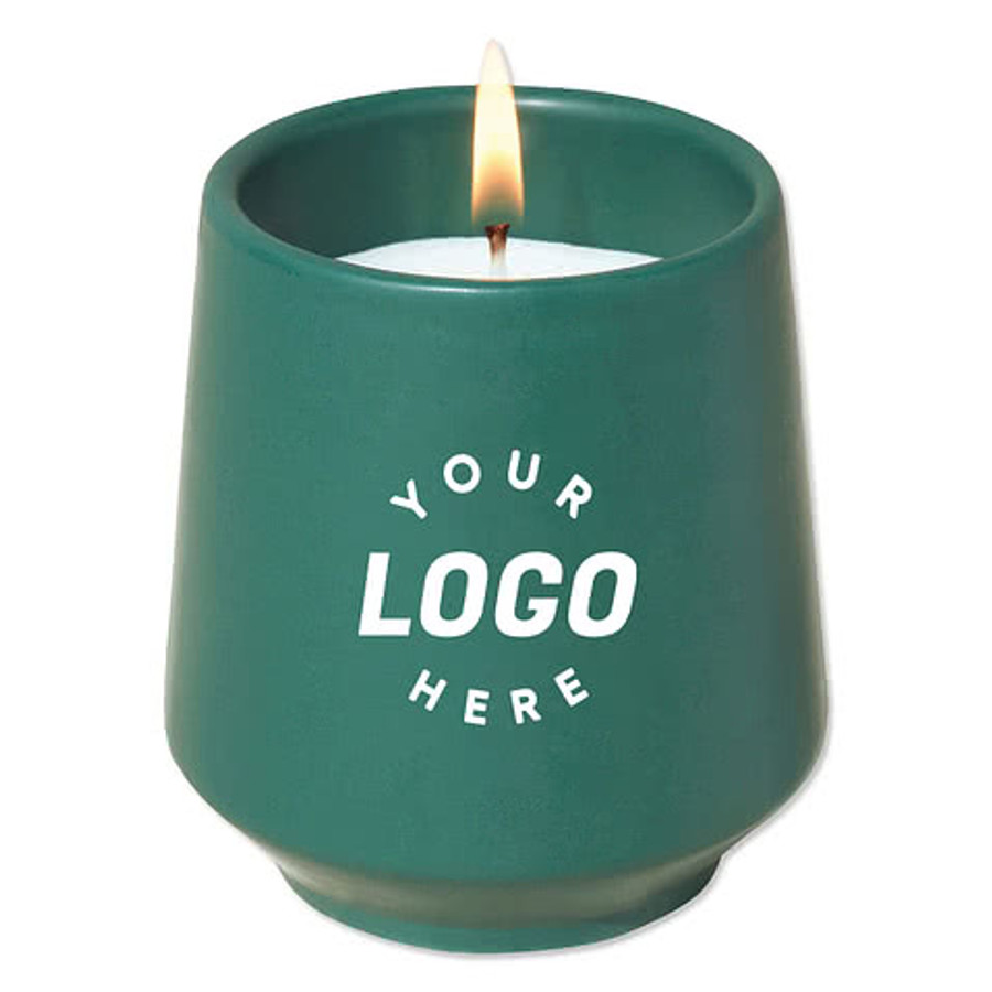 Modern Sprout Rooted Candle Herb Grow Kit in Mustard  /  Lavender