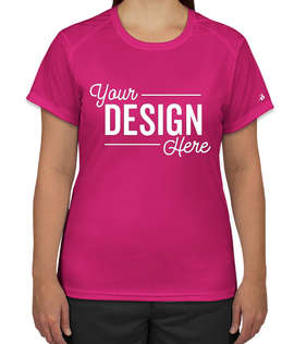 Badger B-Dry Women's Performance Shirt - Color: Hot Pink