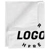 Midweight White Printed Beach Towel