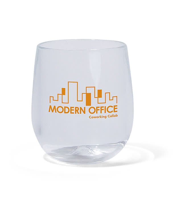 Silipint 12 oz. Clear Stemless Wine Glass