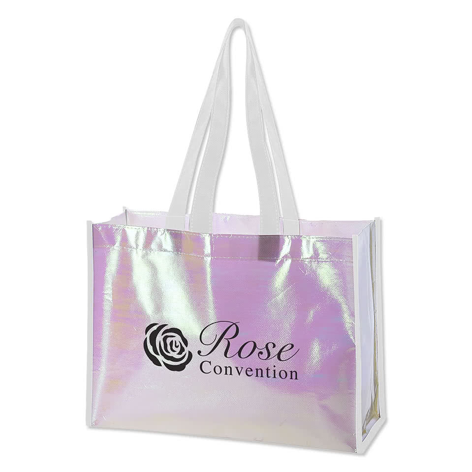 Small Pearl Laminated Non-Woven Tote Bag