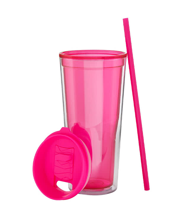 20.9 oz. Vast Acrylic Tumbler with Straw