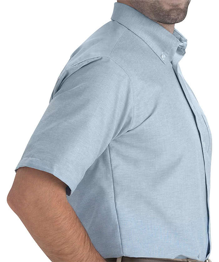 Edwards Oxford Short Sleeve Easy Care Dress Shirt