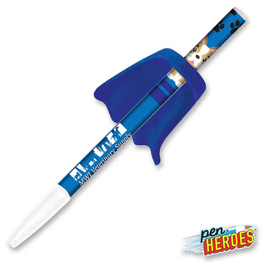 Pen Heroes Pet Series Pen w/Cape in Blue