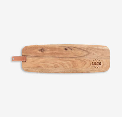 Laser Engraved Acacia Wood Charcuterie Board-default