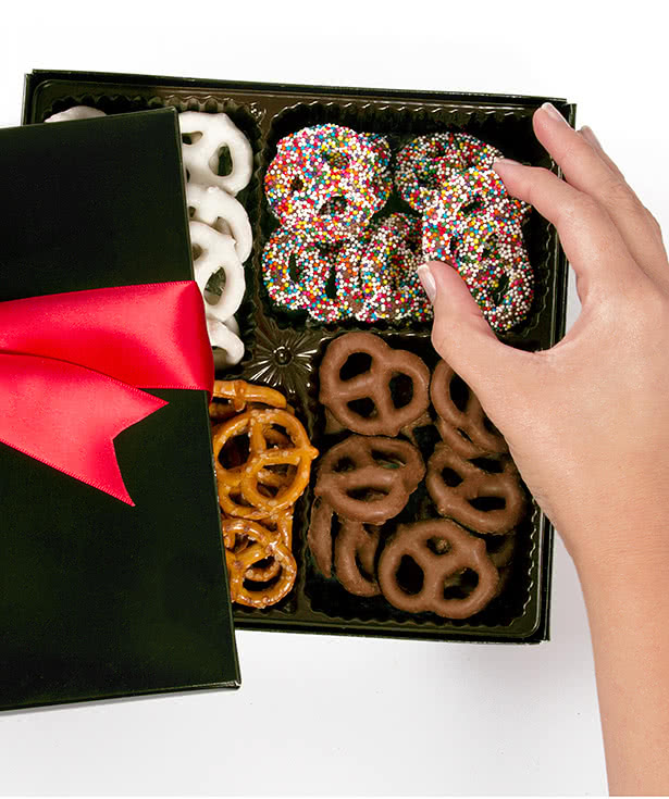 Assorted Mini Pretzels Gift Box