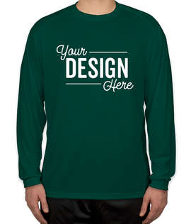 Badger B-Dry Long Sleeve Performance Shirt - Color: Forest