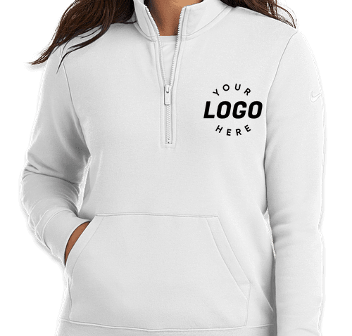 White nike quarter zip womens cheap