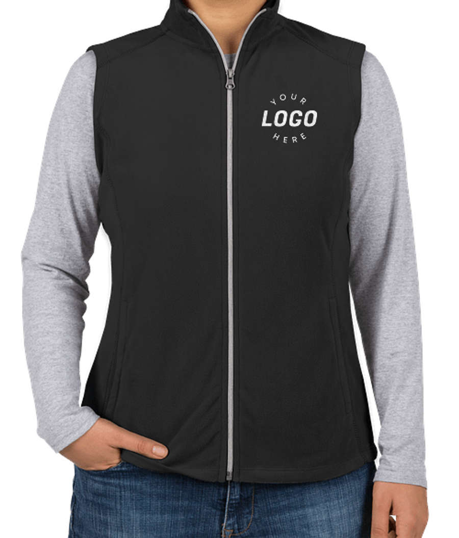 Port Authority Women's Microfleece Vest in Black