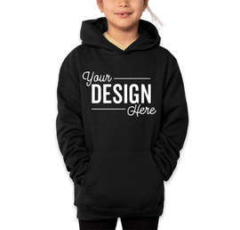 Champion Youth Powerblend Pullover Hoodie - Color: Black