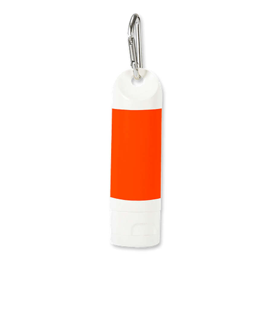 Full Color 2 oz. SPF 30 Sunscreen with Carabiner in Orange