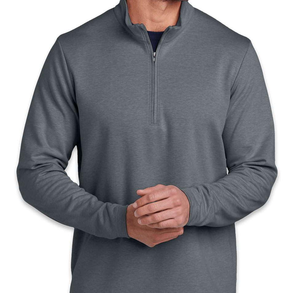 TravisMathew Coveside Lightweight Quarter Zip Sweatshirt-default