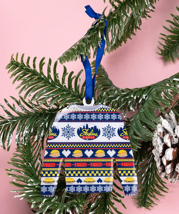 Full Color Double-Sided Stainless Steel Die Cut Ornament