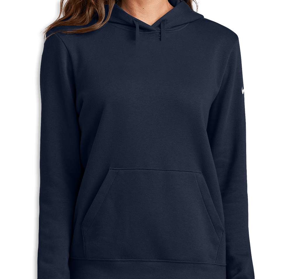 Nike Women's Club Fleece Sleeve Swoosh Pullover Hoodie-default