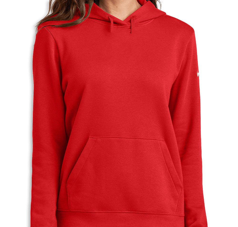 Nike Women's Club Fleece Sleeve Swoosh Pullover Hoodie-default