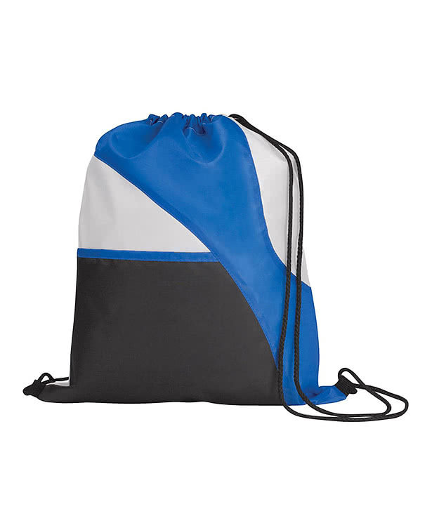 Full Color Tri-Color Drawstring Bag