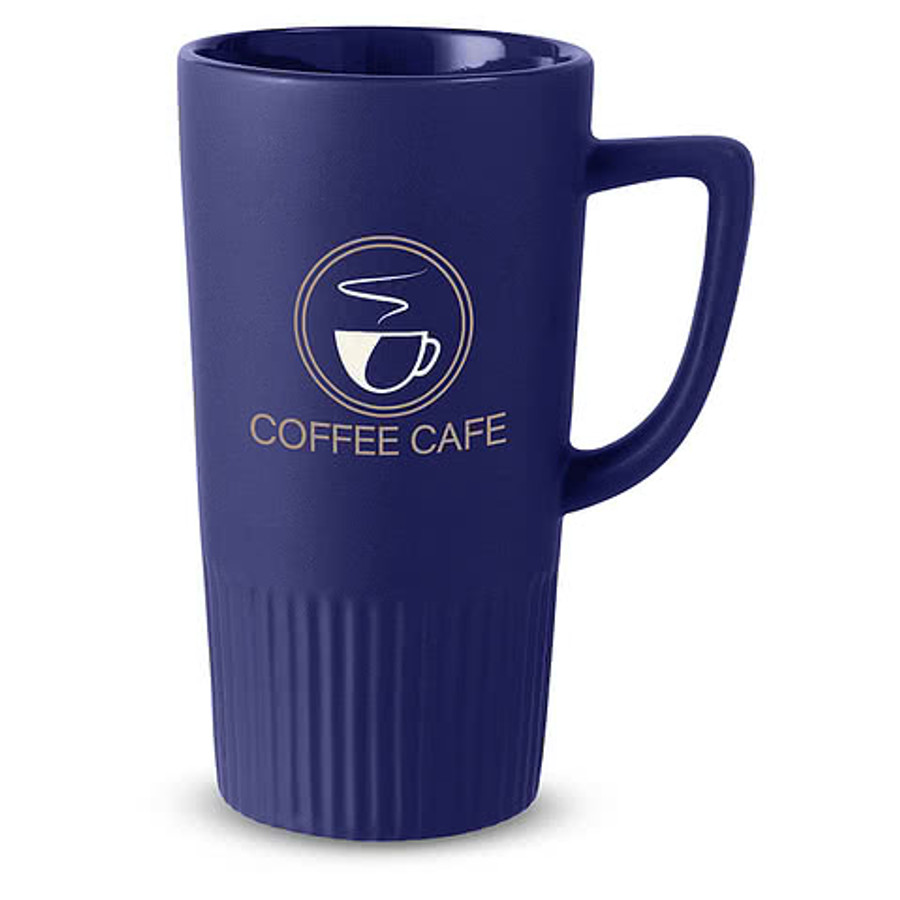 20 oz. Tall Ceramic Mug with Textured Base