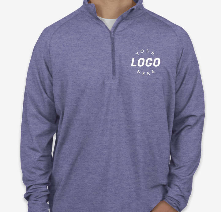 Sport-Tek Performance Quarter-Zip Pullover custom printed