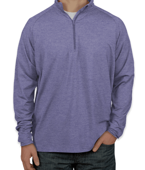 é sport line half zip sweat 5513-VtgHtr-1-