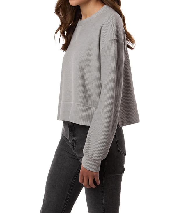 Boxercraft Women’s Boxy Cropped Crewneck Sweatshirt