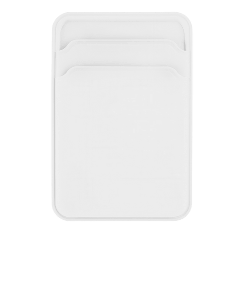 Silicone Magnetic Phone Wallet in WHITE
