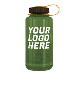 Nalgene 32 oz. Sustain Tritan Wide Mouth Water Bottle - Color: Olive / Espresso / Pumpkin / Kiwi