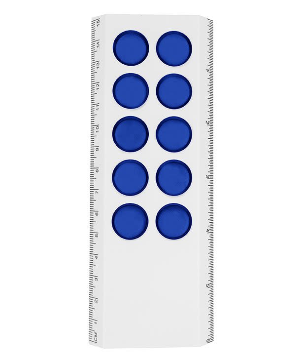 6" Push Pop Stress Reliever Ruler