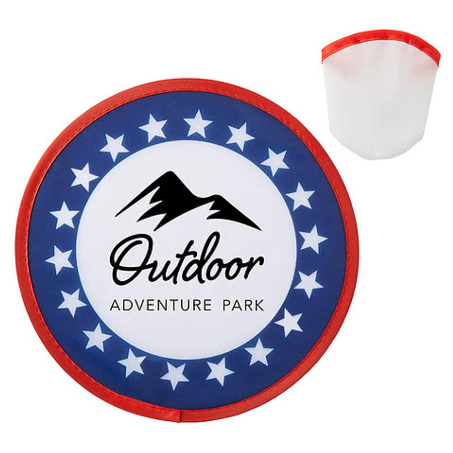 USA Patriotic Folding Flyer with Case in PATRIOTIC